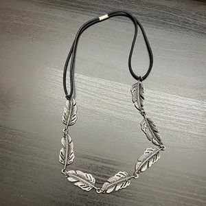 Metal Feather Headband